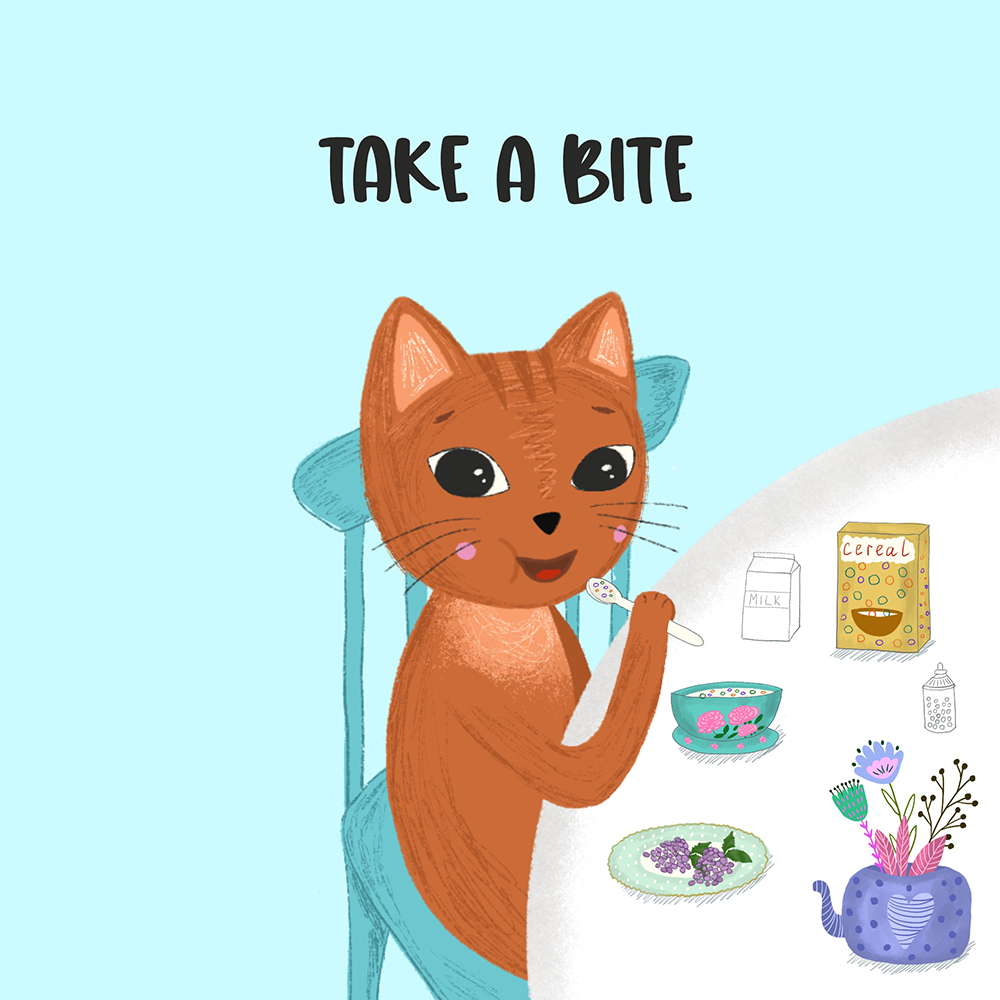 Take a bite card