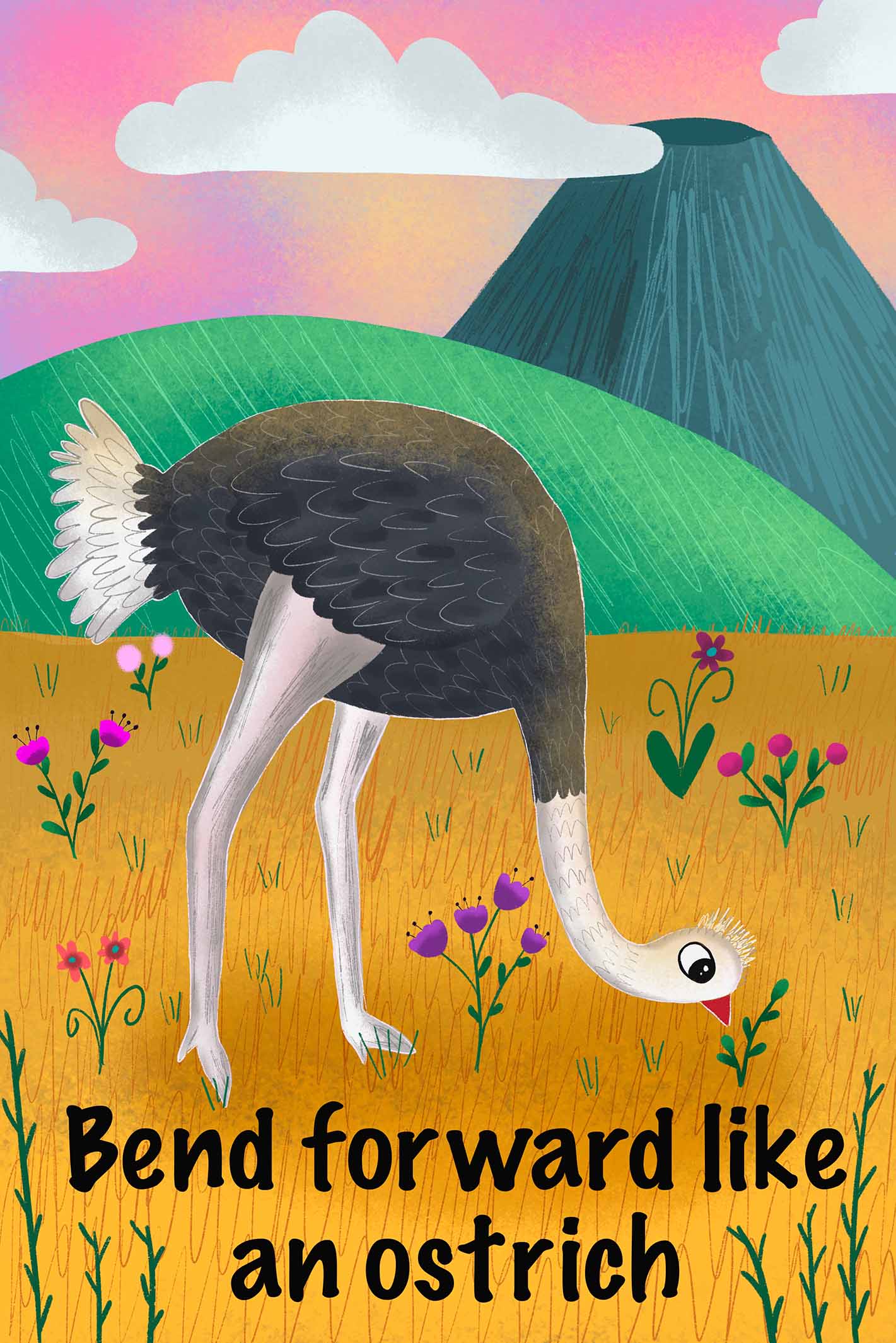 ostrich card