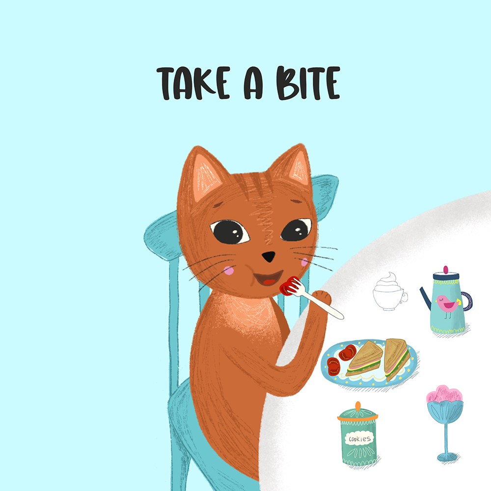 Take a bite card